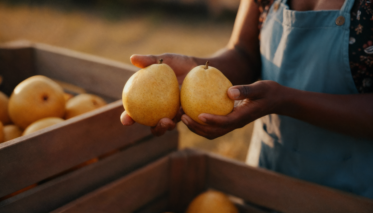 Finest South African Pears hand-picked for Velvet Harvest Soft-eating Dried Fruit